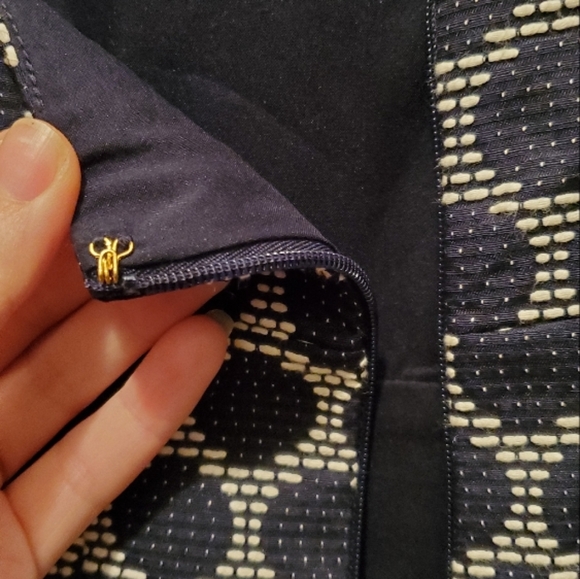 Jones New York White and Black Polka Dot Cocktail - Picture 4 of 7